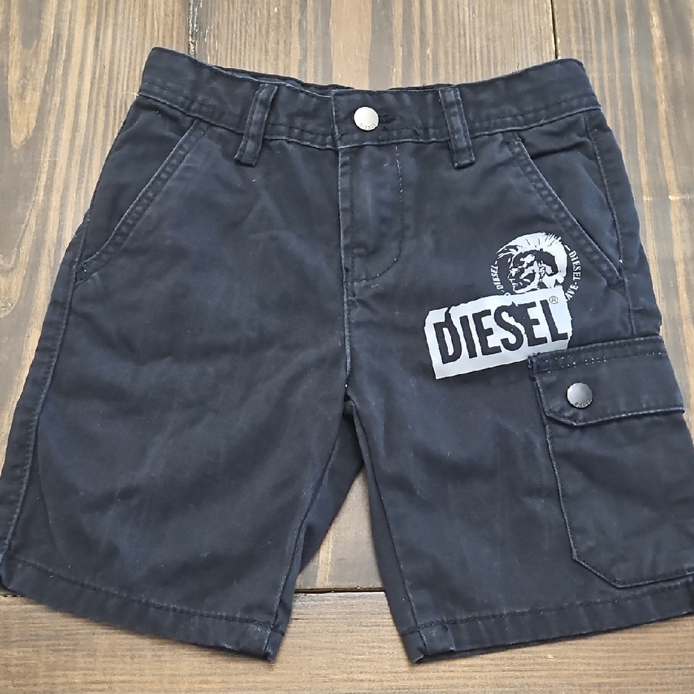Diesel Black Denim Shorts Size 5